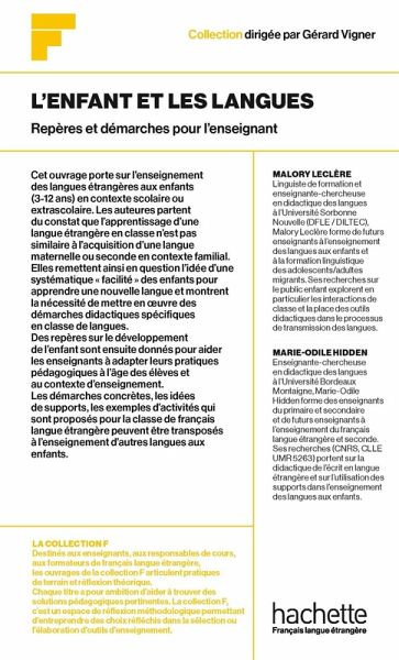 Collection F - L'enfant et les langues :Repères et démarches pour l'enseignant (eBook, ePUB)