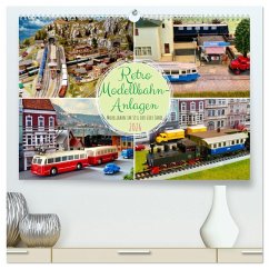 Retro Modellbahnanlagen (hochwertiger Premium Wandkalender 2026 DIN A2 quer), Kunstdruck in Hochglanz Retro Modellbahnanlagen (hochwertiger Premium Wandkalender 2026 DIN A2 quer), Kunstdruck in Hochglanz