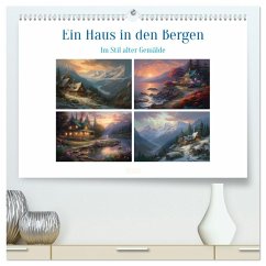 Cover Ein Haus in den Bergen (hochwertiger Premium Wandkalender 2026 DIN A2 quer), Kunstdruck in Hochglanz