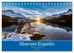 Silsersee Engadin (Tischkalender 2026 DIN A5 quer), CALVENDO Monatskalender