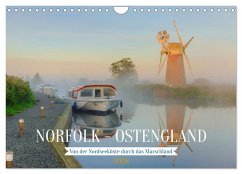 Cover Norfolk - Ostengland: Von der Nordseeküste durch das Marschland (Wandkalender 2026 DIN A4 quer), CALVENDO Monatskalender