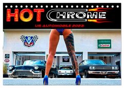Hot Chrome US Automobile (Tischkalender 2026 DIN A5 quer), CALVENDO Monatskalender Hot Chrome US Automobile (Tischkalender 2026 DIN A5 quer), CALVENDO Monatskalender