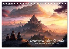 Legenden des Orients Märchenhafte Szenen aus China (Tischkalender 2026 DIN A5 quer), CALVENDO Monatskalender Legenden des Orients Märchenhafte Szenen aus China (Tischkalender 2026 DIN A5 quer), CALVENDO Monatskalender
