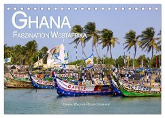 Cover Ghana - Faszination Westafrika (Tischkalender 2026 DIN A5 quer), CALVENDO Monatskalender