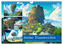 Cover Anime Traumwelten (Wandkalender 2026 DIN A4 quer), CALVENDO Monatskalender