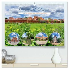 Cover Wittstock-Dosse - Die Schlösser Freyenstein und Meyenburg (hochwertiger Premium Wandkalender 2026 DIN A2 quer), Kunstdruck in Hochglanz