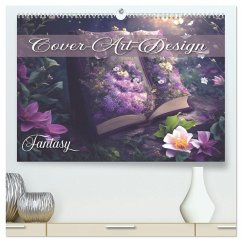 Cover Buch-Cover-Art Fantasy (hochwertiger Premium Wandkalender 2026 DIN A2 quer), Kunstdruck in Hochglanz