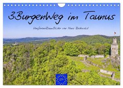3BurgenWeg im Taunus - Der Erlebnispfad (Wandkalender 2026 DIN A4 quer), CALVENDO Monatskalender