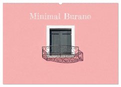 Minimal Burano (Wandkalender 2026 DIN A2 quer), CALVENDO Monatskalender
