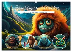 Keine Angst vor Monstern (Wandkalender 2026 DIN A2 quer), CALVENDO Monatskalender