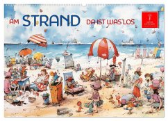 Am Strand da ist was los (Wandkalender 2026 DIN A2 quer), CALVENDO Monatskalender Am Strand da ist was los (Wandkalender 2026 DIN A2 quer), CALVENDO Monatskalender