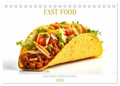 FAST FOOD (Tischkalender 2026 DIN A5 quer), CALVENDO Monatskalender FAST FOOD (Tischkalender 2026 DIN A5 quer), CALVENDO Monatskalender