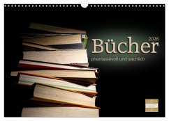 Bücher phantasievoll und sachlich (Wandkalender 2026 DIN A3 quer), CALVENDO Monatskalender Bücher phantasievoll und sachlich (Wandkalender 2026 DIN A3 quer), CALVENDO Monatskalender