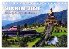 Cover Sikkim - Buddhistisches Kleinod im Himalaya (Tischkalender 2026 DIN A5 quer), CALVENDO Monatskalender