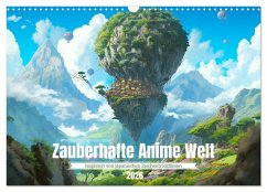 Cover Zauberhafte Anime Welt (Wandkalender 2026 DIN A3 quer), CALVENDO Monatskalender