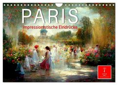 Cover Paris - impressionistische Eindrücke (Wandkalender 2026 DIN A4 quer), CALVENDO Monatskalender