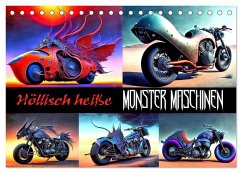 Höllisch heiße Monster Maschinen (Tischkalender 2026 DIN A5 quer), CALVENDO Monatskalender Höllisch heiße Monster Maschinen (Tischkalender 2026 DIN A5 quer), CALVENDO Monatskalender
