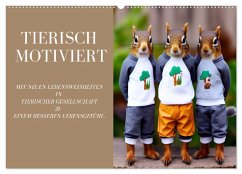 Cover Tierisch motiviert (Wandkalender 2026 DIN A2 quer), CALVENDO Monatskalender