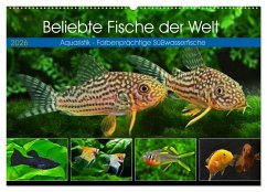 Cover Beliebte Fische der Welt (Wandkalender 2026 DIN A2 quer), CALVENDO Monatskalender
