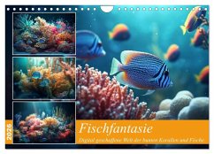 Fischfantasie (Wandkalender 2026 DIN A4 quer), CALVENDO Monatskalender