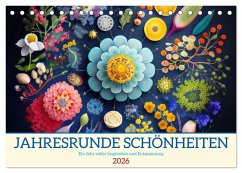 Jahresrunde Schönheiten (Tischkalender 2026 DIN A5 quer), CALVENDO Monatskalender Jahresrunde Schönheiten (Tischkalender 2026 DIN A5 quer), CALVENDO Monatskalender