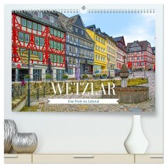 Wetzlar - Eine Perle im Lahntal (hochwertiger Premium Wandkalender 2026 DIN A2 quer), Kunstdruck in Hochglanz