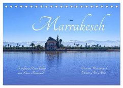 Marrakesch - Oase im Wüstenstaub (Tischkalender 2026 DIN A5 quer), CALVENDO Monatskalender