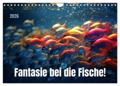 Fantasie bei die Fische! (Wandkalender 2026 DIN A4 quer), CALVENDO Monatskalender