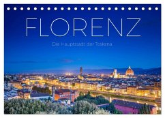 Cover Florenz - Die Hauptstadt der Toskana. (Tischkalender 2026 DIN A5 quer), CALVENDO Monatskalender