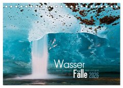 Wasserfälle klein und groß (Tischkalender 2026 DIN A5 quer), CALVENDO Monatskalender Wasserfälle klein und groß (Tischkalender 2026 DIN A5 quer), CALVENDO Monatskalender