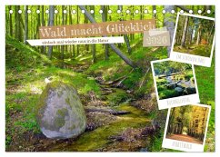 Wald macht glücklich (Tischkalender 2026 DIN A5 quer), CALVENDO Monatskalender Wald macht glücklich (Tischkalender 2026 DIN A5 quer), CALVENDO Monatskalender