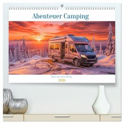 Abenteuer Camping (hochwertiger Premium Wandkalender 2026 DIN A2 quer), Kunstdruck in Hochglanz