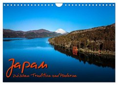 Cover Japan - zwischen Tradition und Moderne (Wandkalender 2026 DIN A4 quer), CALVENDO Monatskalender