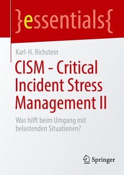 Cover CISM - Critical Incident Stress Management II
