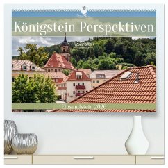 Cover Königstein Perspektiven - Elbsandstein (hochwertiger Premium Wandkalender 2026 DIN A2 quer), Kunstdruck in Hochglanz