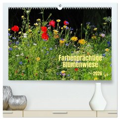 Farbenprächtige Blumenwiese (hochwertiger Premium Wandkalender 2026 DIN A2 quer), Kunstdruck in Hochglanz Farbenprächtige Blumenwiese (hochwertiger Premium Wandkalender 2026 DIN A2 quer), Kunstdruck in Hochglanz