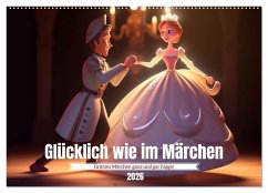 Cover Glücklich wie im Märchen (Wandkalender 2026 DIN A2 quer), CALVENDO Monatskalender