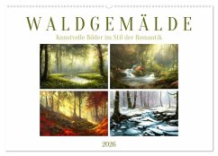 Waldgemälde (Wandkalender 2026 DIN A2 quer), CALVENDO Monatskalender Cover Waldgemälde (Wandkalender 2026 DIN A2 quer), CALVENDO Monatskalender