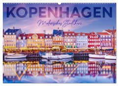 KOPENHAGEN Malerisches Stadtherz (Wandkalender 2026 DIN A2 quer), CALVENDO Monatskalender