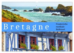 Cover Bretagne Frankreichs rustikale Halbinsel (Wandkalender 2026 DIN A2 quer), CALVENDO Monatskalender