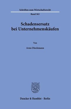 Cover Schadensersatz bei Unternehmenskäufen