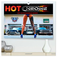 Hot Chrome US Automobile (hochwertiger Premium Wandkalender 2026 DIN A2 quer), Kunstdruck in Hochglanz Hot Chrome US Automobile (hochwertiger Premium Wandkalender 2026 DIN A2 quer), Kunstdruck in Hochglanz