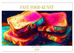 FAST FOOD KUNST (Wandkalender 2026 DIN A3 quer), CALVENDO Monatskalender FAST FOOD KUNST (Wandkalender 2026 DIN A3 quer), CALVENDO Monatskalender