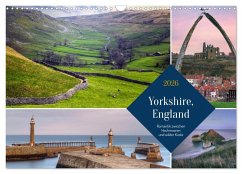 Cover Yorkshire, England: Romantik zwischen Hochmooren und wilder Küste (Wandkalender 2026 DIN A3 quer), CALVENDO Monatskalender