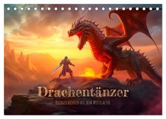 Cover Drachentänzer - Bildgeschichten aus dem Mittelalter (Tischkalender 2026 DIN A5 quer), CALVENDO Monatskalender