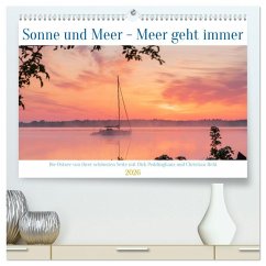 Cover Sonne und Meer - Meer geht immer (hochwertiger Premium Wandkalender 2026 DIN A2 quer), Kunstdruck in Hochglanz