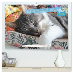 Häng einfach mal ab (hochwertiger Premium Wandkalender 2026 DIN A2 quer), Kunstdruck in Hochglanz