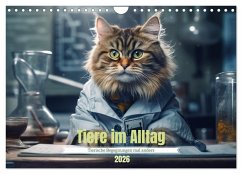 Cover Tiere im Alltag (Wandkalender 2026 DIN A4 quer), CALVENDO Monatskalender