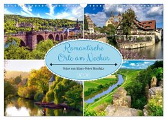 Cover Romantische Orte am Neckar (Wandkalender 2026 DIN A3 quer), CALVENDO Monatskalender