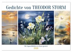Gedichte von Theodor Storm (Wandkalender 2026 DIN A2 quer), CALVENDO Monatskalender